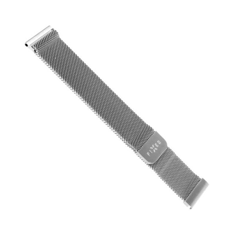 Fixed Universal Smartwatch Mesh Metal Strap (22mm) - Silver