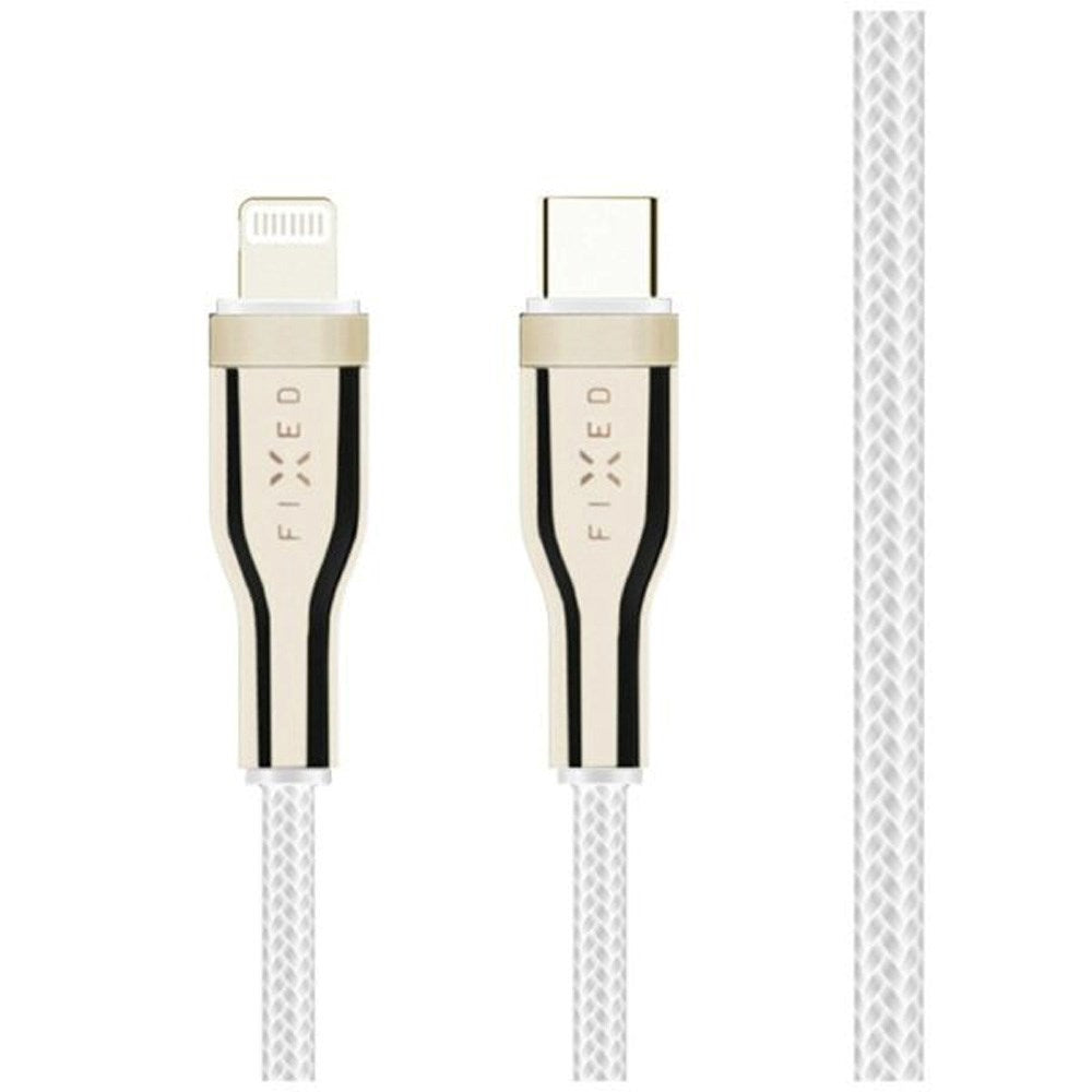 Fixed Metal USB-C to Lightning MFi PD Cable 60W - 50cm - White