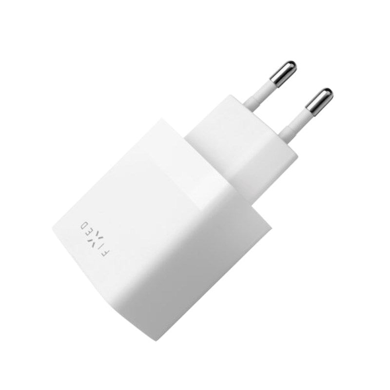 Fixed Wall Charger with 2x USB-A 17W - White