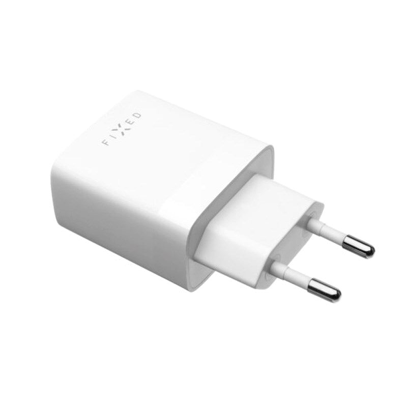 Fixed Wall Charger with 2x USB-A / 1x Lightning Cable 17W - 1m - White