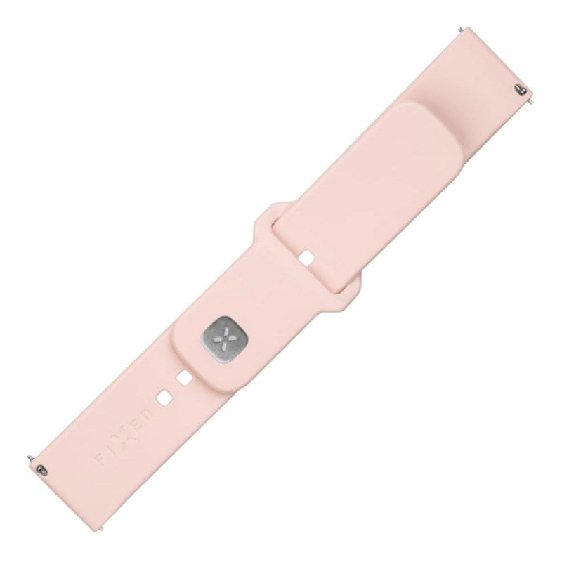 Fixed Universal Smartwatch Sporty Silicone Strap (22mm) - Pink