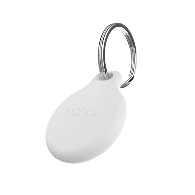 Fixed Silky Silicone Case for Apple AirTag - White