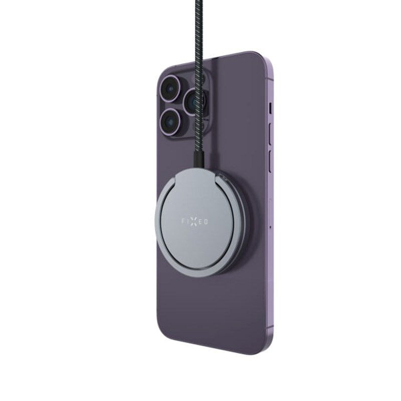 Fixed MagPad 15W Wireless Charger - MagSafe / Qi2 Compatible - Grey