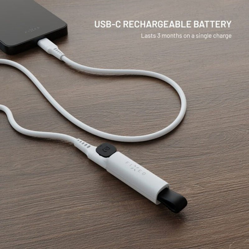 Fixed Tracking Device with USB-C Charging - Apple Find My Compatible - White