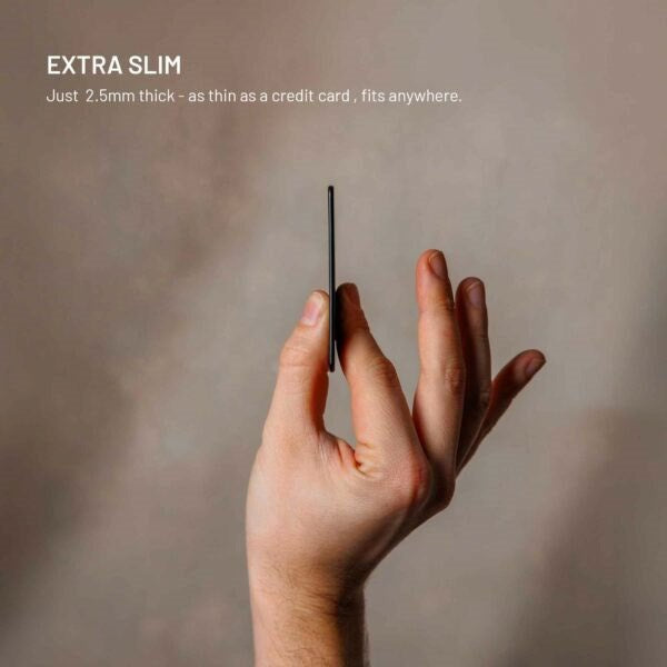 Fixed MiCard GPS Tracker for Apple & Android - Black