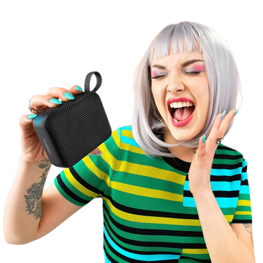 Niceboy Atom 4 Bluetooth Speaker - 6W - Black