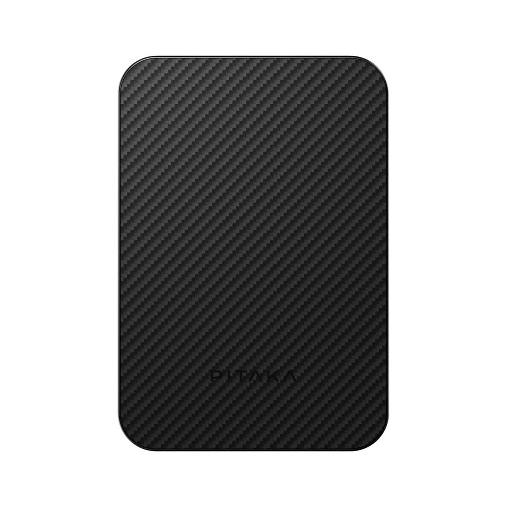 PITAKA Qi2 Aramid Fiber PowerBank 5000 mAh – MagSafe Compatible – Black / Grey