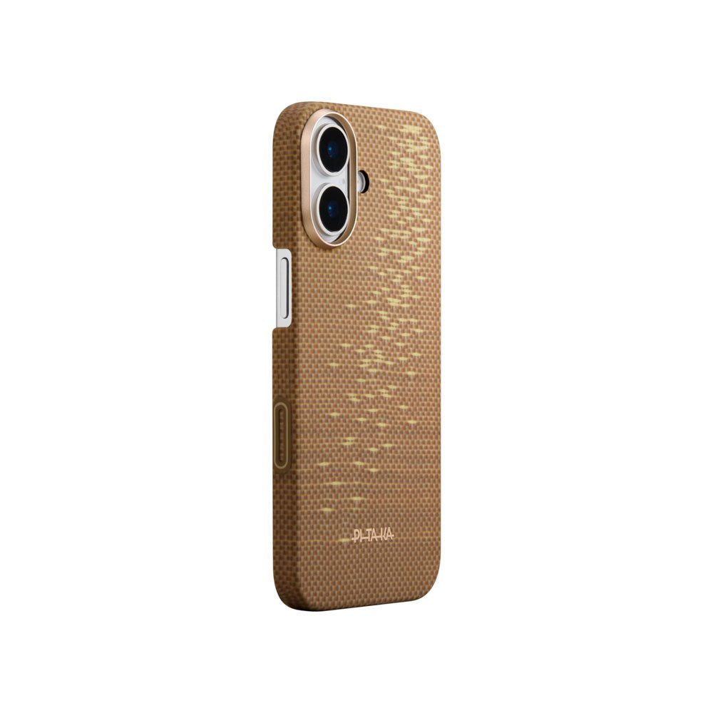 iPhone 17 PITAKA Ultra Slim Case - MagSafe Compatible - Golden Glint