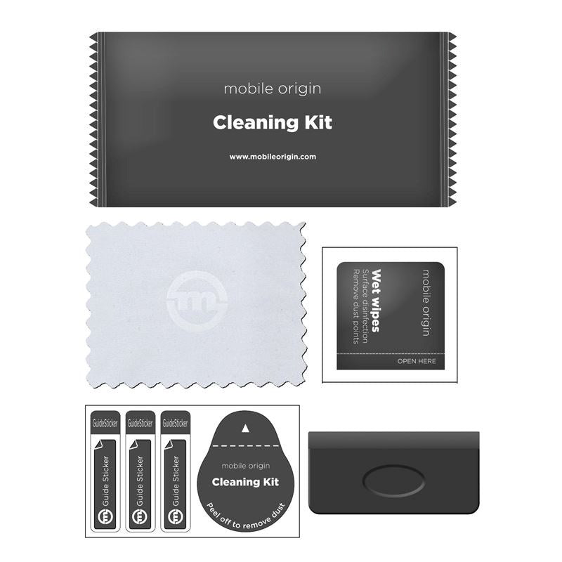 iPhone 13 Mini Mobile Origin EasyGlass Screen Protector - Transparent / Black Edge