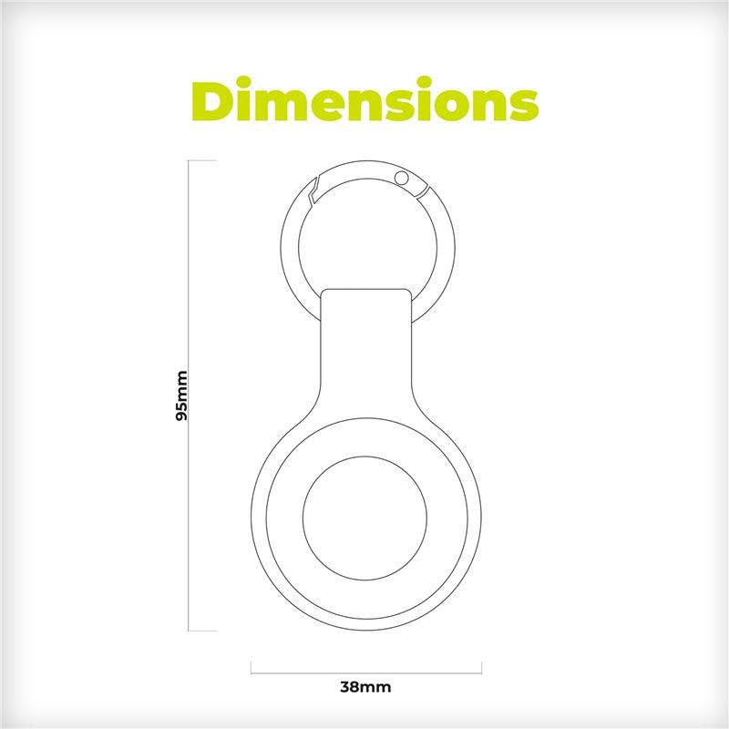 Mobile Origin AirTag Keychain - Green