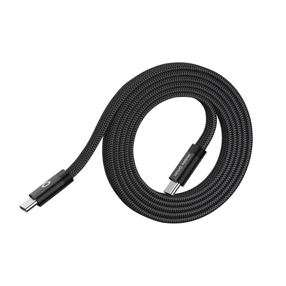 Mobile Origin Flat Magnetic USB-C to USB-C Cable - 1m - Black