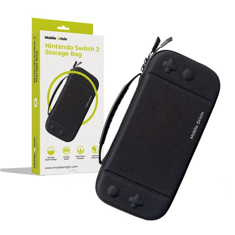 Mobile Origin Nintendo Switch 2 Travel Case with Organization - Black