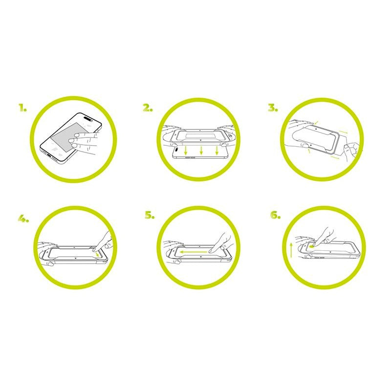 iPhone Air Mobile Origin Screen Guard Screen Protector Glass with Easy Applicator - Transparent