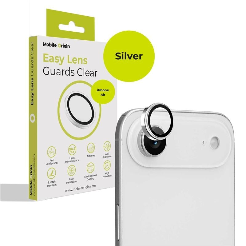 iPhone Air Mobile Origin Camera Lens Protector with Assembly Tool - Transparent