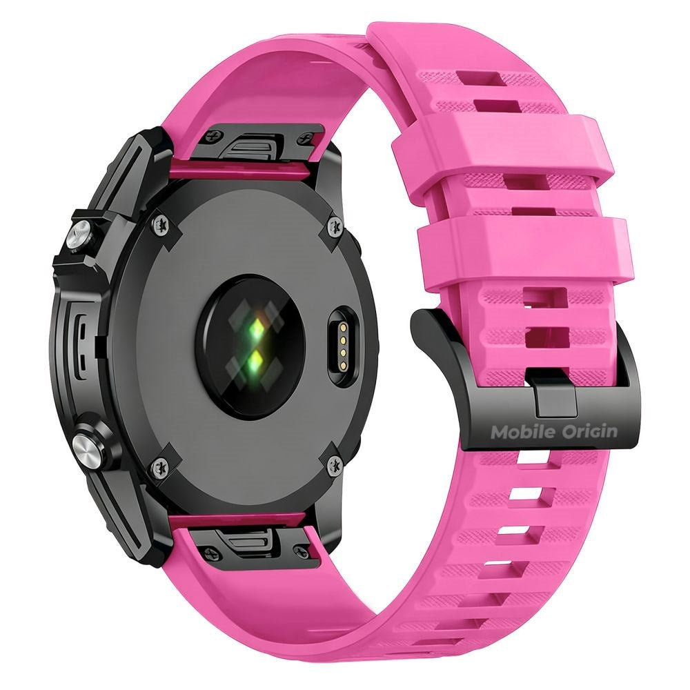 Mobile Origin Universal Garmin Strap (22mm QuickFit) - Silicone - Pink