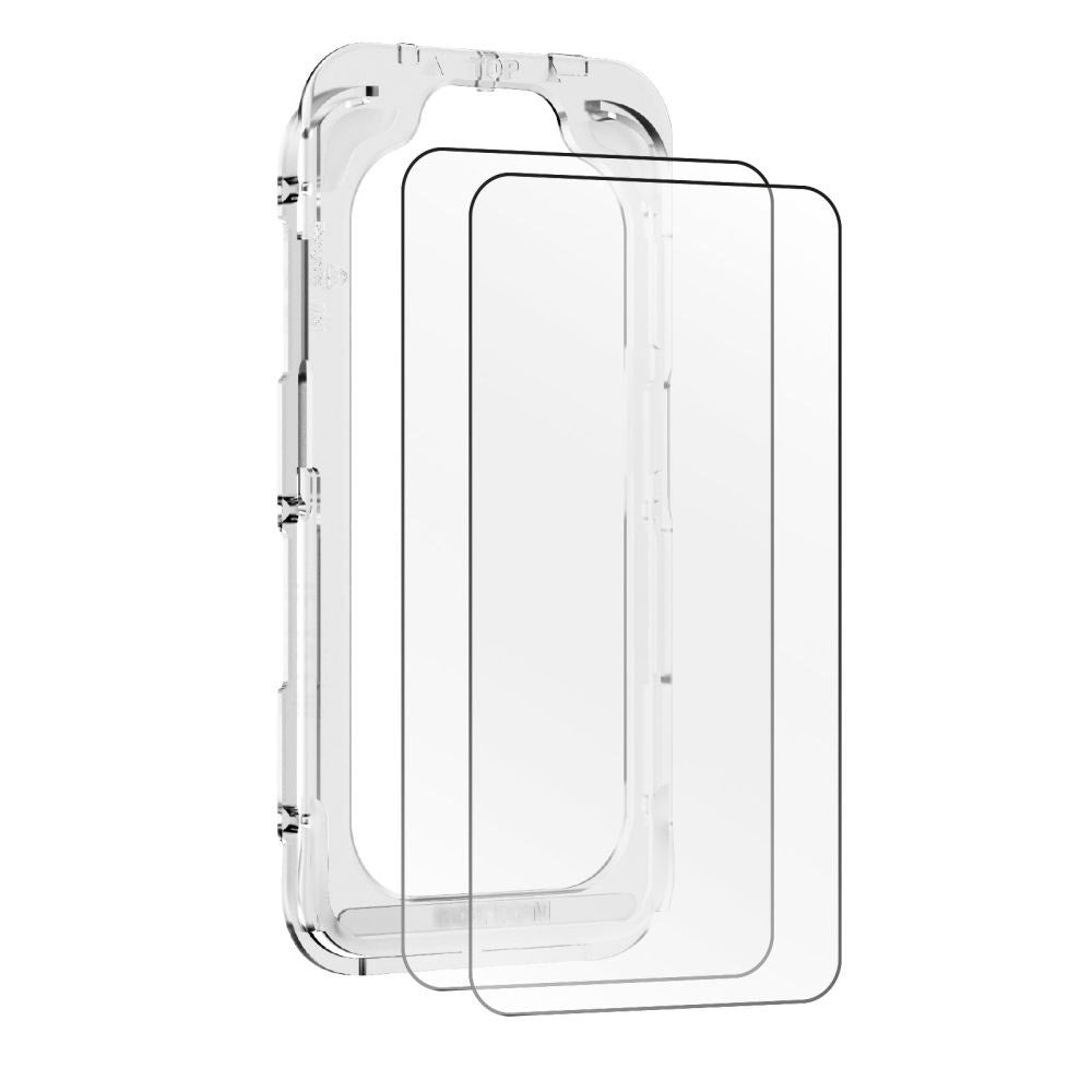 iPhone 17 / 17 Pro / 16 Pro Mobile Origin EasyGlass Screen Protector Glass - 2 pcs. - Transparent