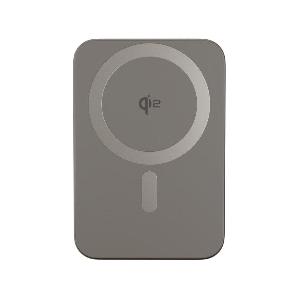 Epico 20W UltraPack EM71 Alu Mag+ 10.000 mAh Power Bank with USB-C - MagSafe and Qi2 Compatible - Gray