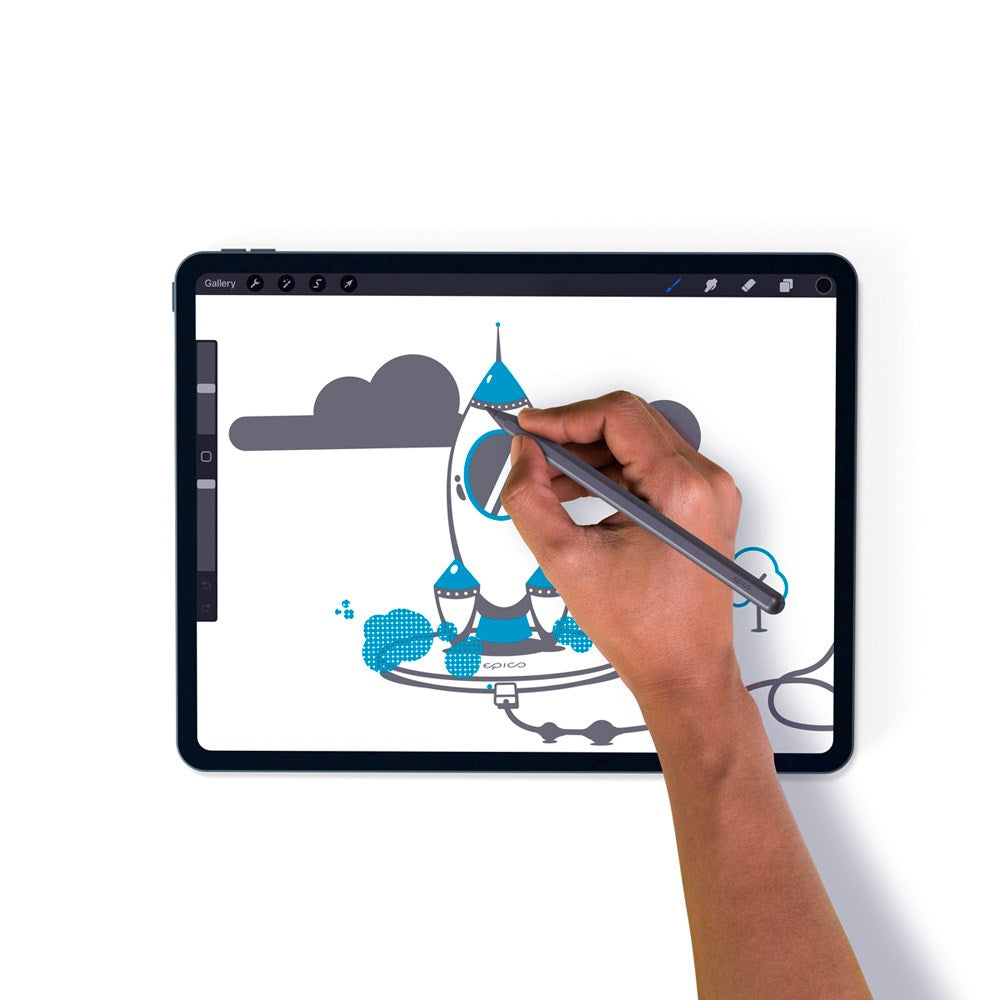 Epico Stylus Pen with Charging Stick - Space Grey