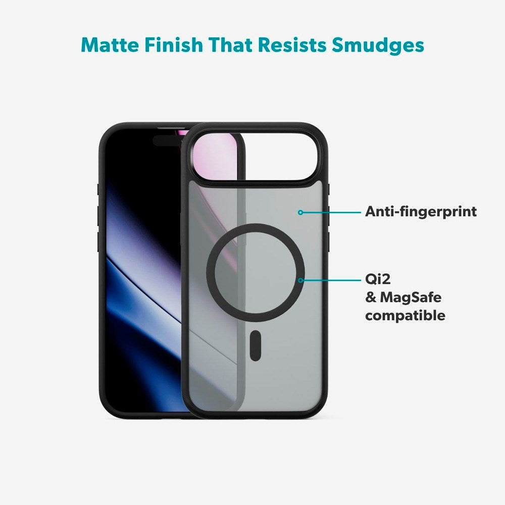 iPhone Air Epico HeroMatte Pro Mag+ Case - MagSafe Compatible - Black