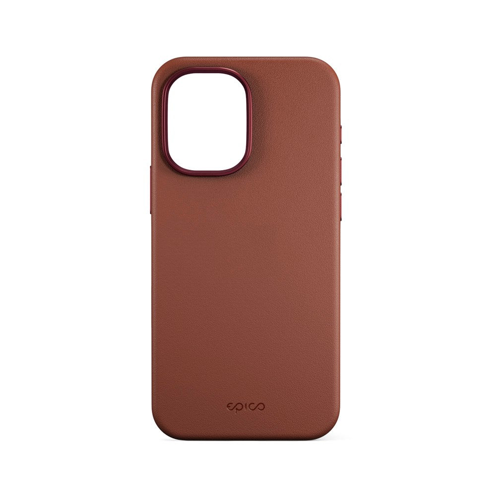 iPhone 17 Epico Leather Pro Mag+ Case - MagSafe Compatible - Brown