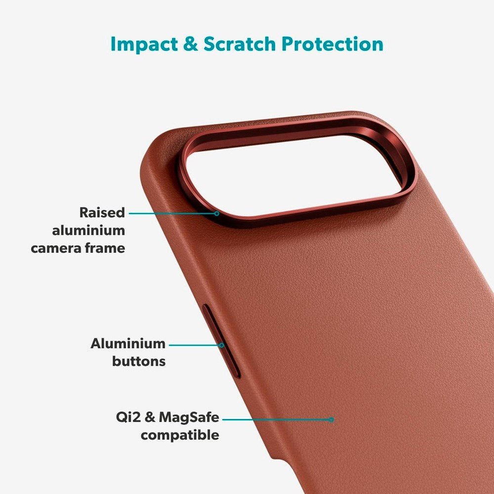 iPhone Air Epico Leather Pro Mag+ Case - MagSafe Compatible - Brown
