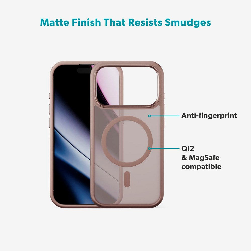 iPhone 17 Pro Max Epico HeroMatte Pro Mag+ Case - MagSafe Compatible - Brown