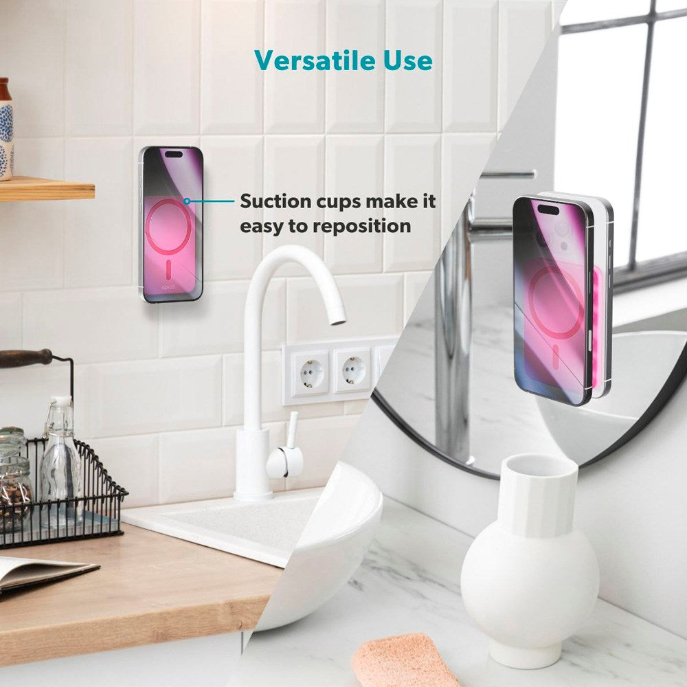 Epico Mag+ Suction Phone Holder - MagSafe Compatible - Pink