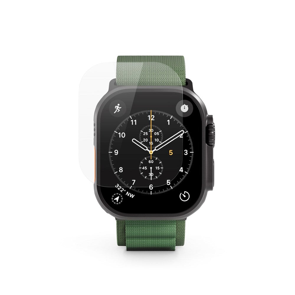 Apple Watch Ultra 3 / 2 / 1 (49mm) Epico SlimCeramic 3D Glass with Installation Tool - Transparent