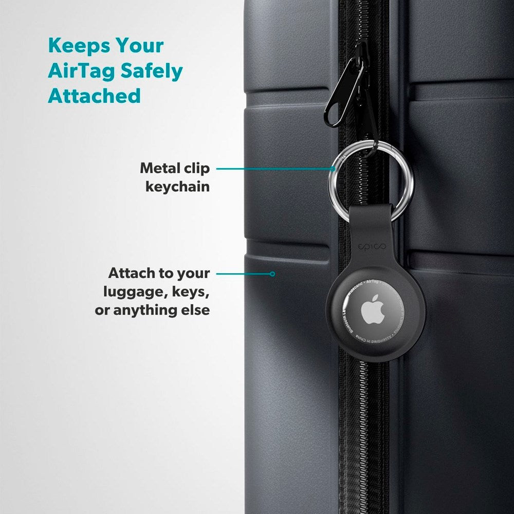 Apple AirTag Epico Silicone Case - Black