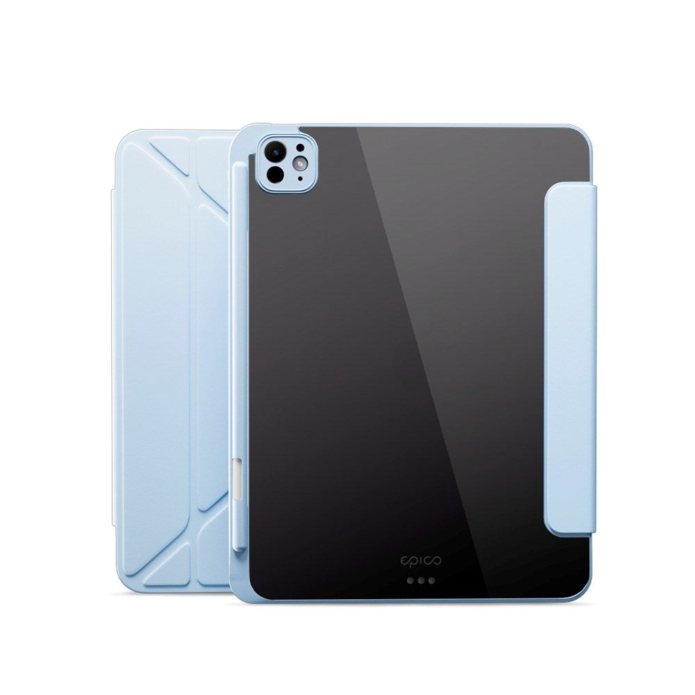 iPad Pro 12.9" (2022 / 2021 / 2020 / 2018) / Air 13" (2025 / 2024) Epico Hero Flip Case with Camera Protection - Light Blue