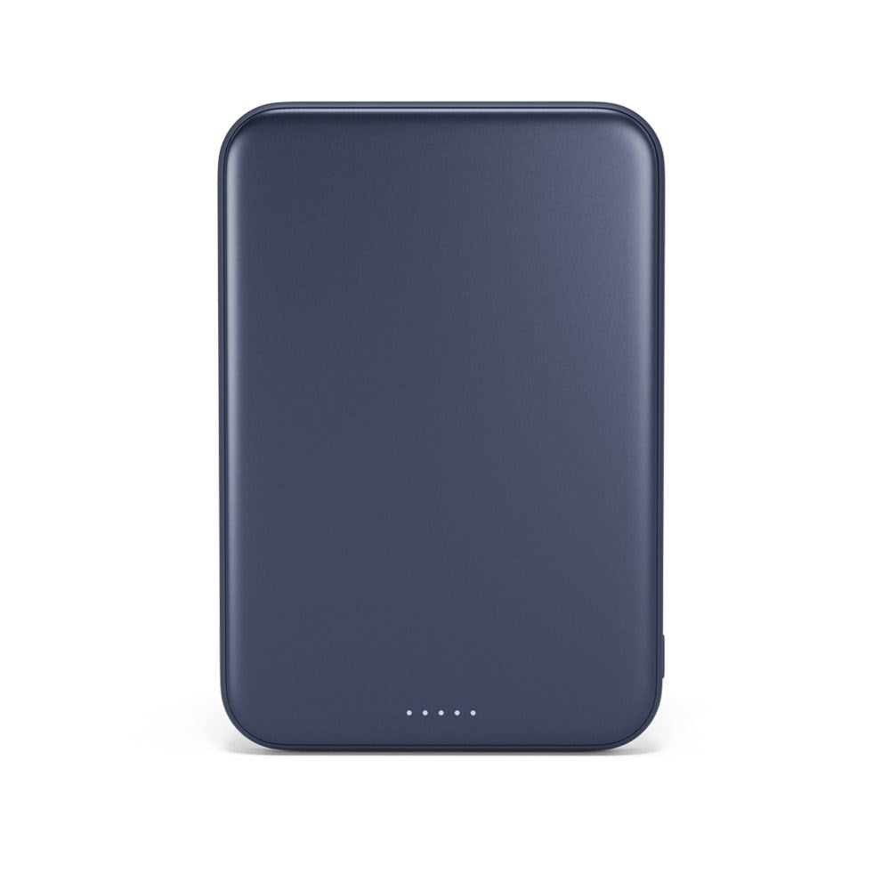Epico UltraPack EM55 Slim Alu Mag+ Wireless PowerBank - 25W & 5000mAh - Qi2 / MagSafe Compatible - Blue
