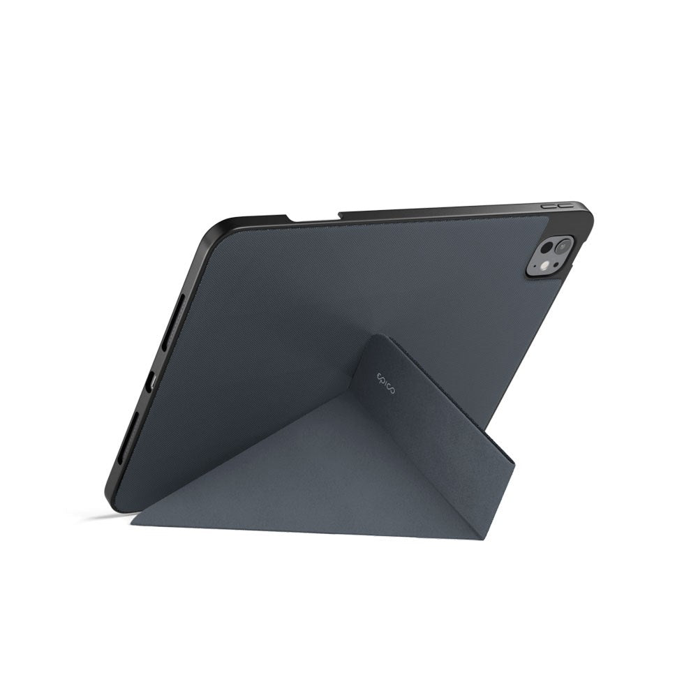 iPad Air 11-10.9" (2026-2020) / Pro 11" (2022-2018) Epico SolidWoven Flip Case - Black