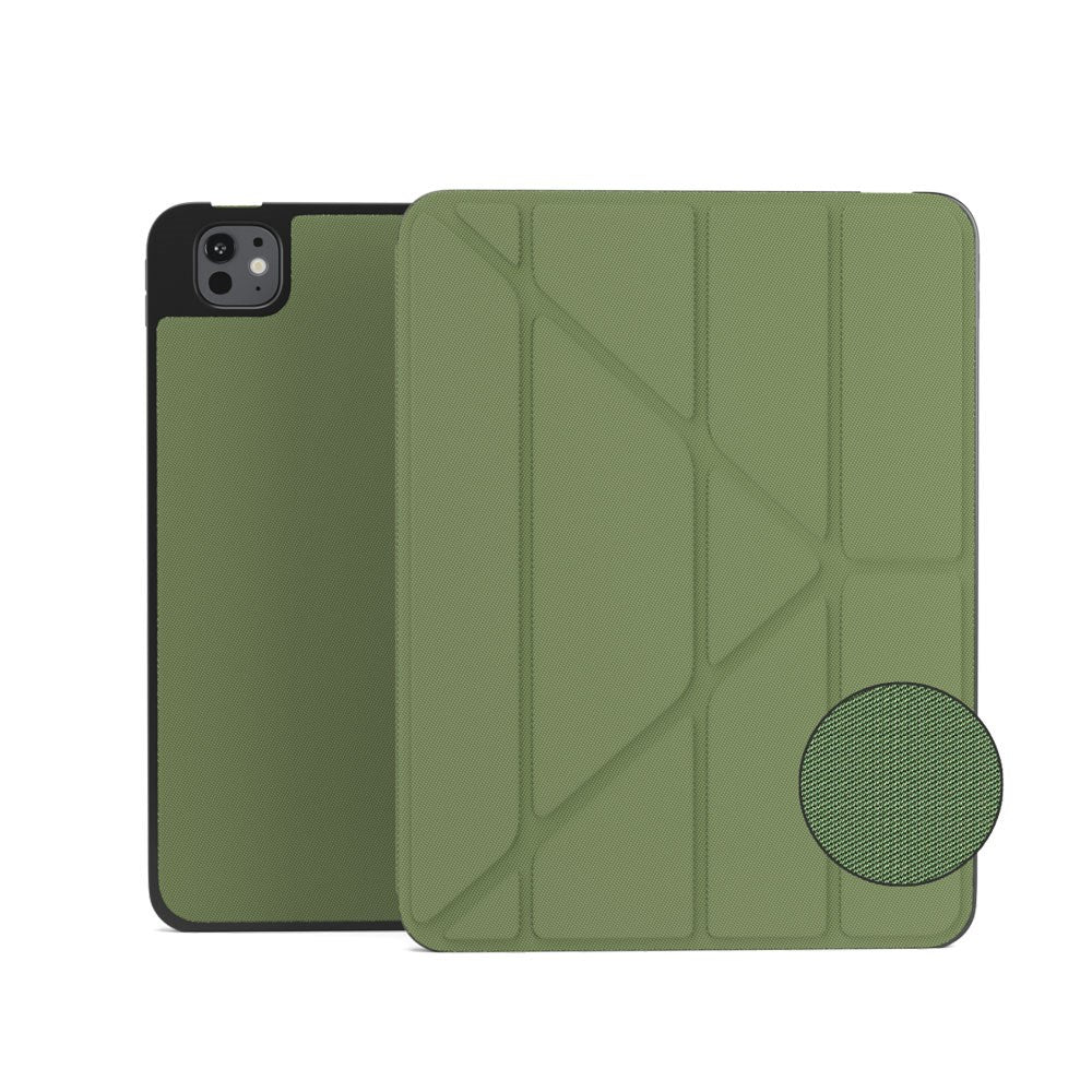 iPad Air 11-10.9" (2026-2020) / Pro 11" (2022-2018) Epico SolidWoven Flip Case - Green