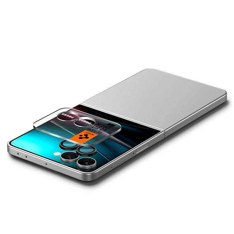 Samsung Galaxy Z Flip7 Spigen Glass tR EZ Fit Optik Pro HD - 2 pcs - Black