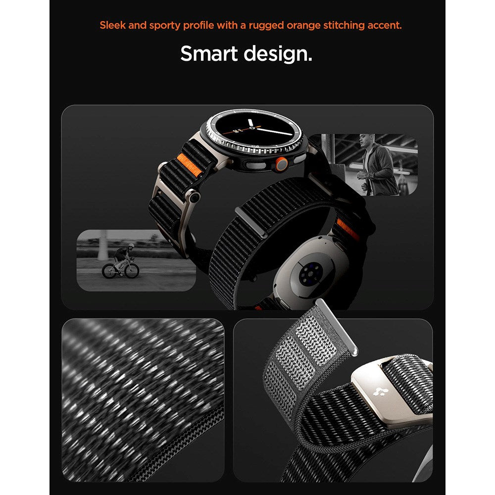 Samsung Galaxy Watch 8 / 8 Classic (40 / 44 / 46mm) Spigen DuraPro Flex Watch Strap - Black