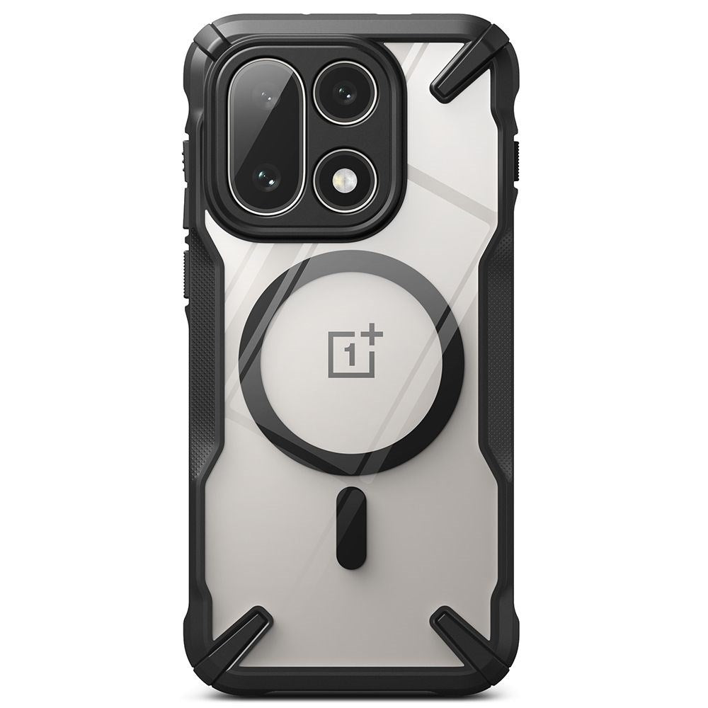 OnePlus 15 Ringke Fusion X Case - MagSafe Compatible - Black / Transparent