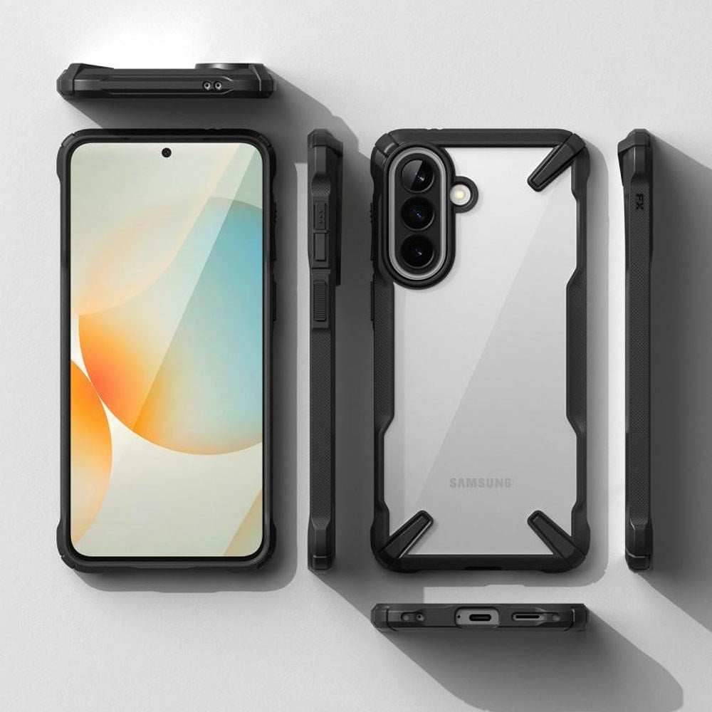 Samsung Galaxy A57 Ringke Fusion X Case - Black / Transparent
