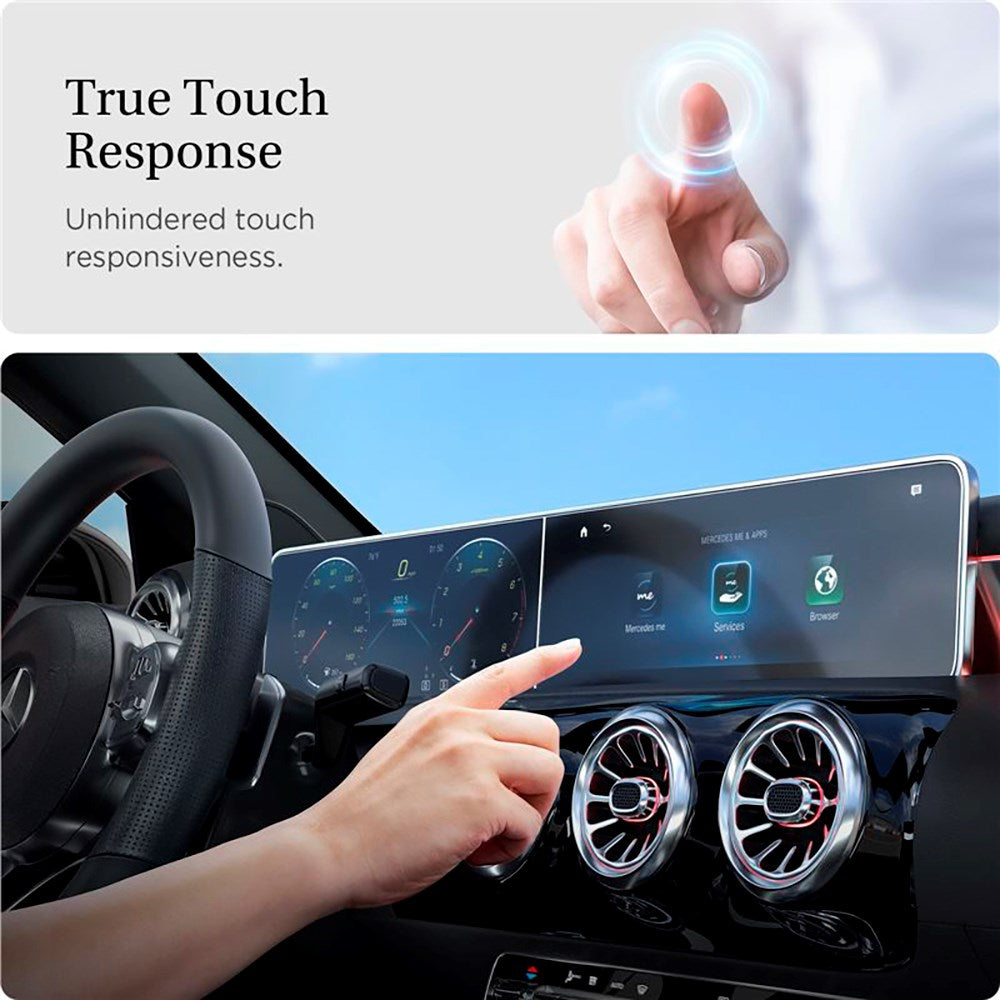 Mercedes A-Class (2020 / 2021) Spigen EZ Screen Protector for Display and Touch Screen - 2 Pack - Transparent