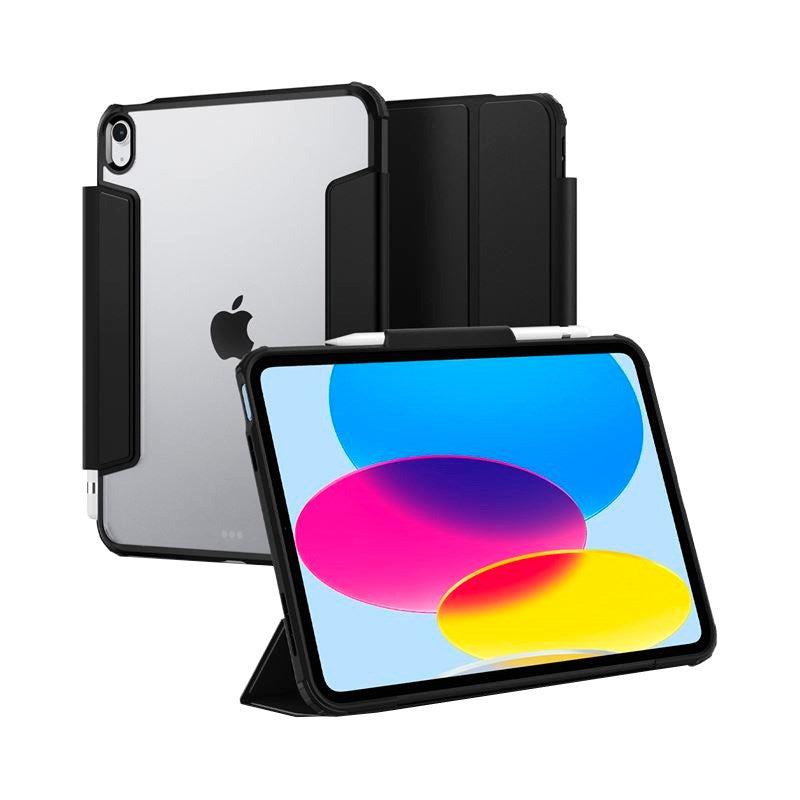 iPad 11" (2025) / iPad 10.9" (2024/2022) Spigen Ultra Hybrid Pro Case - Transparent / Black