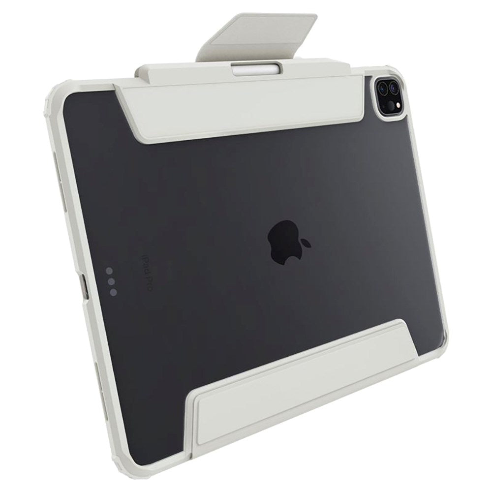 iPad Pro 13" (2025 / 2024) Spigen Air Skin Pro Leather Flip Case - Gray