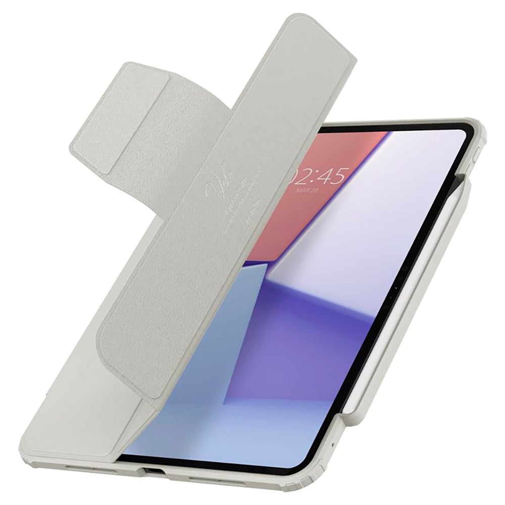 iPad Pro 11" (2025 / 2024) Spigen Air Skin Pro Leather Flip Case - Gray