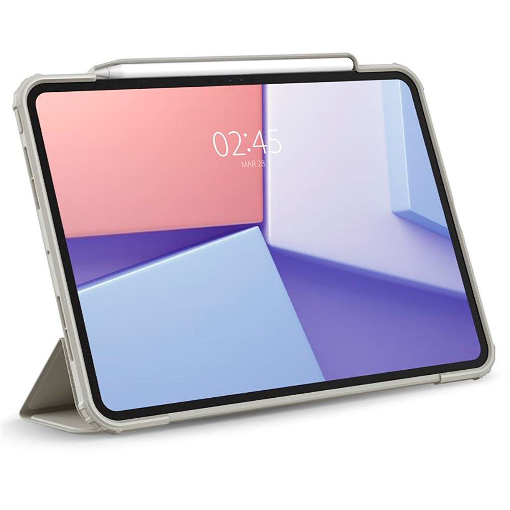 iPad Pro 11" (2025 / 2024) Spigen Air Skin Pro Leather Flip Case - Gray