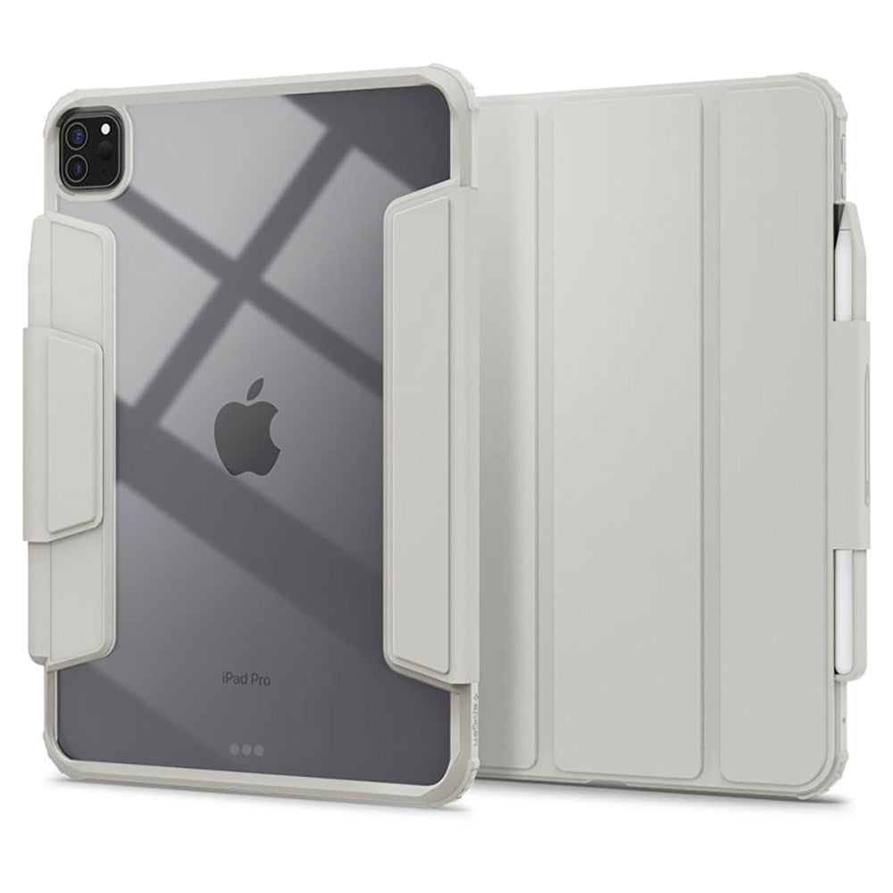 iPad Pro 11" (2025 / 2024) Spigen Air Skin Pro Leather Flip Case - Gray