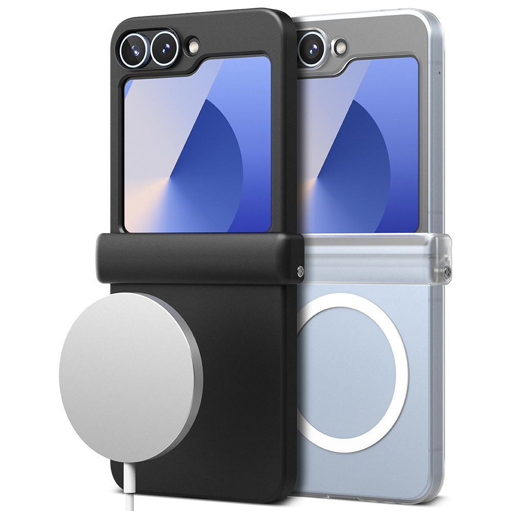 Samsung Galaxy Z Flip7 FE / Flip6 Ringke Slim Hinge Plastic Case - MagSafe Compatible - Black