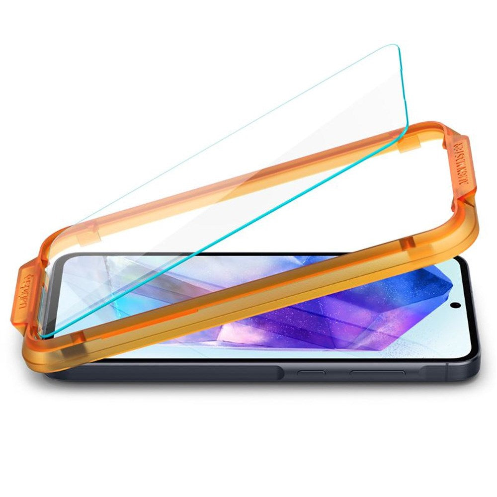 Samsung Galaxy A35 (5G) Spigen AlignMaster Glass tR Screen Protection - 2 pcs - Case Friendly - Transparent
