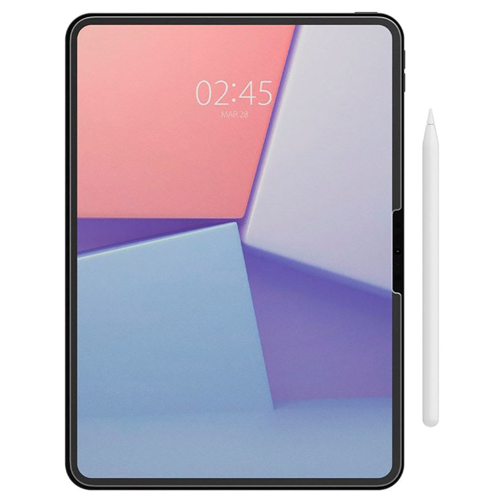 iPad Pro 11" (2025 / 2024) Spigen Paper Touch EZ Fit Glas.tR Screen Protection - Case Friendly - Transparent