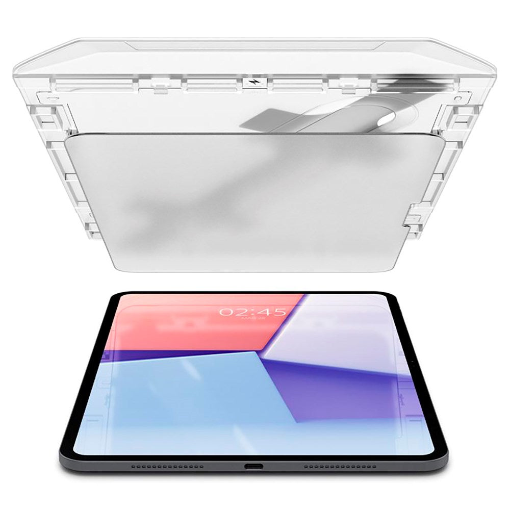 iPad Pro 11" (2025 / 2024) Spigen Paper Touch EZ Fit Glas.tR Screen Protection - Case Friendly - Transparent