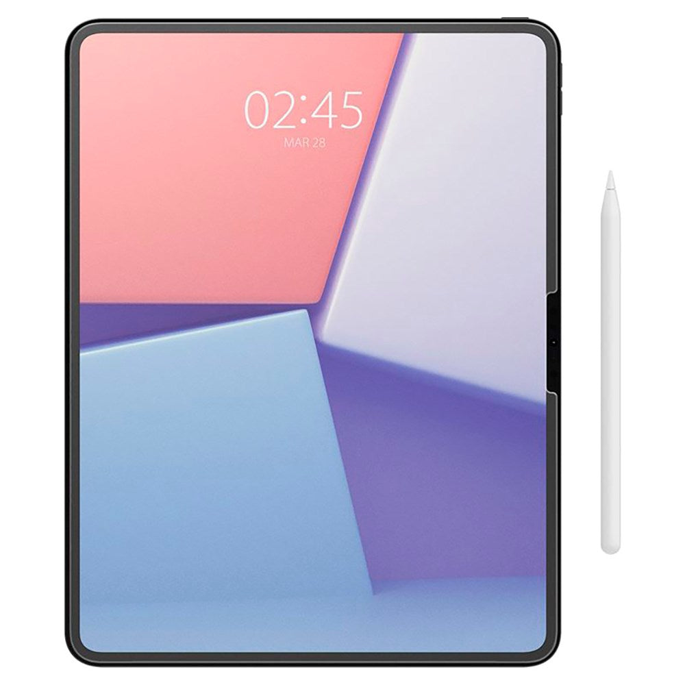 iPad Pro 13" (2025 / 2024) Spigen Paper Touch EZ Fit Glas.tR Screen Protection - Case Friendly - Transparent