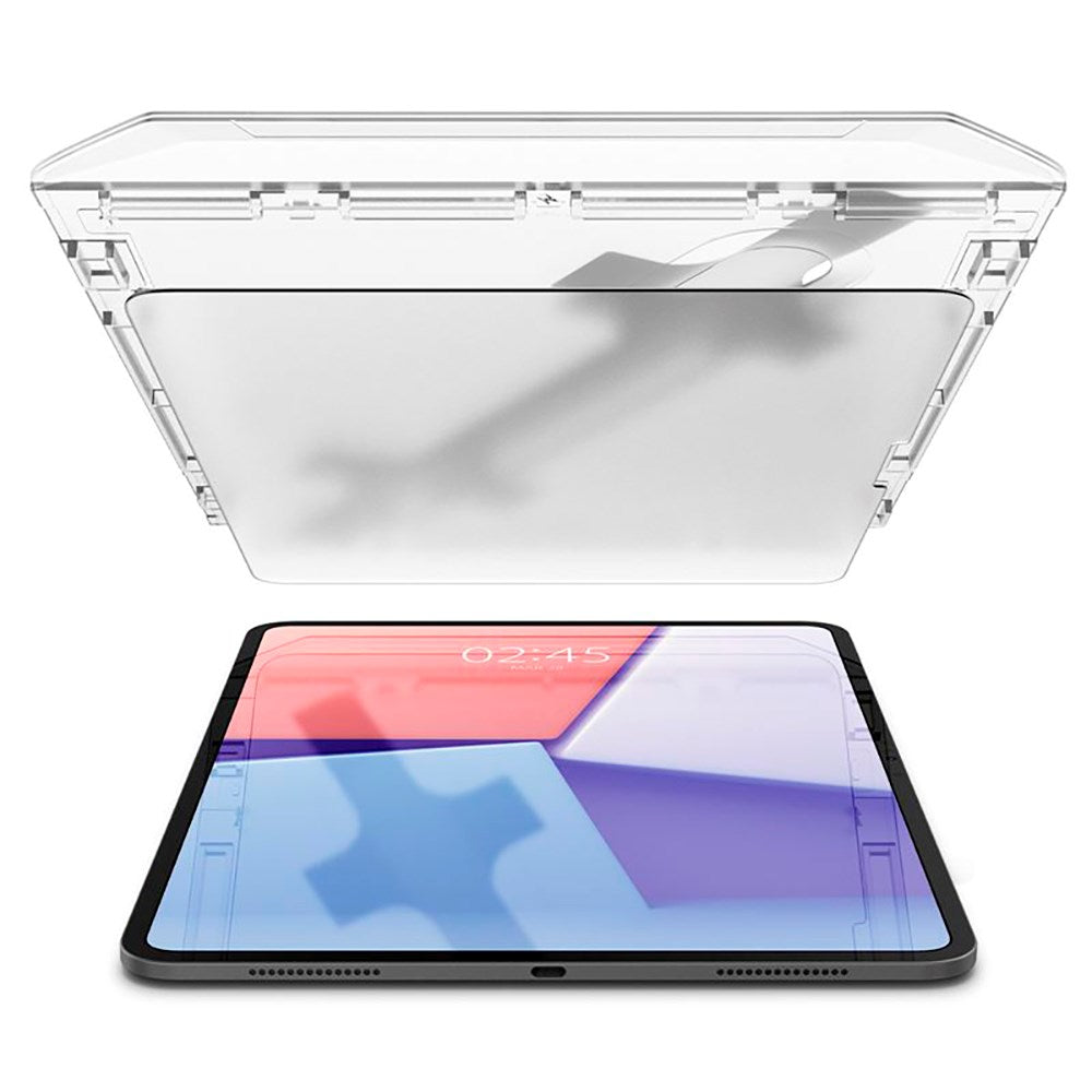 iPad Pro 13" (2025 / 2024) Spigen Paper Touch EZ Fit Glas.tR Screen Protection - Case Friendly - Transparent