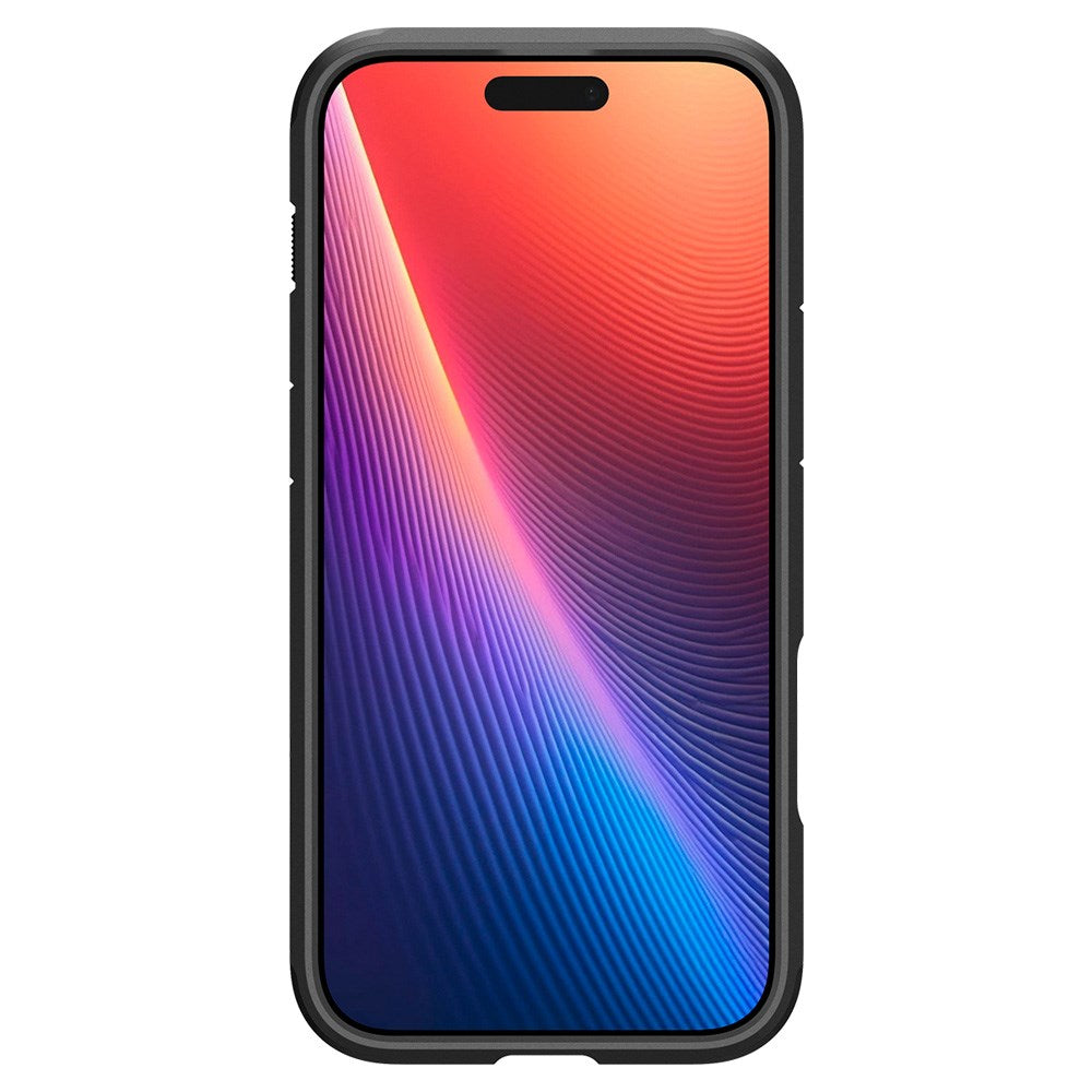 iPhone 16 Pro Max Spigen Tough Armor T Case w. Kickstand - MagSafe Compatible - Black